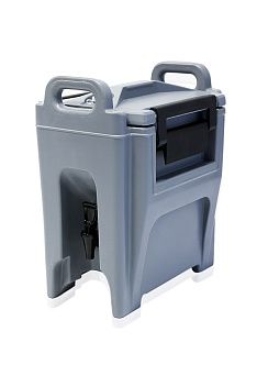 Термоконтейнер для напитков, 10 л. 420*300*495 мм. (0°C до +80°C) серый п/э /1/