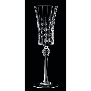 Бокал-флюте 150 мл. d=67 мм. h=230 мм. хр. стекло Леди Даймонд /6/480/