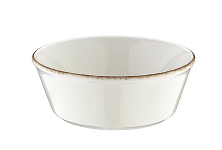 Салатник d=120 мм. 290 мл. h=47 мм. штабелир. Ретро коричневый край, форма Банкет Bonna /1/24/1296/ ВДОХНОВЕНИЕ