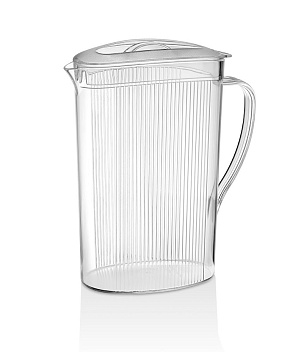 Кувшин 2,2 л. h=240 мм. с крышкой Питчер, поликарбонат прозрачн. GP /1/12/ ВДОХНОВЕНИЕ