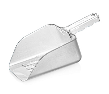 Совок для льда/сыпучих продуктов 1200 мл. 245 мм. перф., поликарбонат GP /1/24/