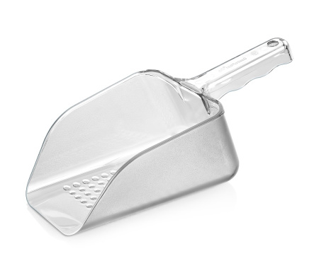 Совок для льда/сыпучих продуктов 1200 мл. 245 мм. перф., поликарбонат GP /1/24/