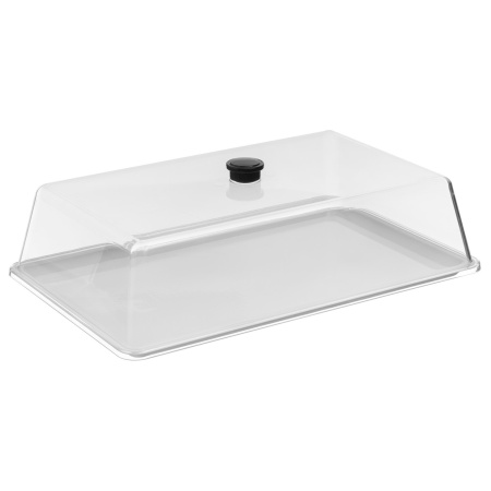 Поднос для подачи 41*26 см. поликарбонат, белый б/крышки (крышка 76835) GP /1/24/