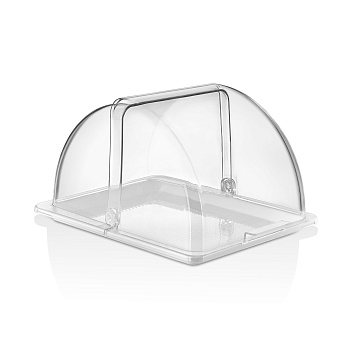 Поднос для подачи GN 1/2 32,5*26,5 см. поликарбонат, белый б/крышки (крышка 76828, 76829) GP /1/24/