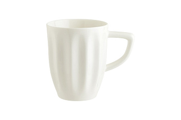 Кружка 320 мл. d=82 мм. h=105 мм. Белый, форма Ро Bonna /1/6/ ВДОХНОВЕНИЕ