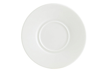 Блюдце d=120 мм. Белый Нит (чашка 72734), тонкий край Bonna /1/6/ Блюдце d=120 мм. Белый Нит (чашка 72734), тонкий край Bonna /1/6/