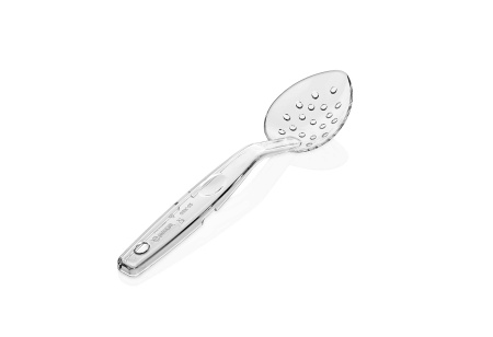 Ложка гарнирная 29,5 см., L ручки 20,5 см. перфор., поликарбонат, прозрачная GP /1/48/ Ложка гарнирная 29,5 см., L ручки 20,5 см. перфор., поликарбонат, прозрачная GP /1/48/