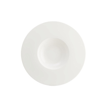 Тарелка для пасты d=300 мм.  220 мл. Белый Нит, тонкий край Bonna /1/6/336/ Тарелка для пасты d=300 мм.  220 мл. Белый Нит, тонкий край Bonna /1/6/336/