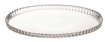 Блюдо для торта d=32 см. стекло, h=1,6 см. бортик вверх Патисери /1/6/228/360/