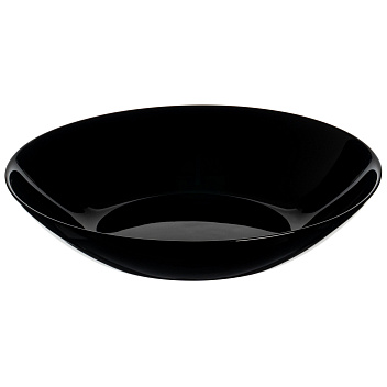 Тарелка d=200 мм. глубокая 780 мл. h=42 мм.  Эволюшн Блэк /6/24/1440/