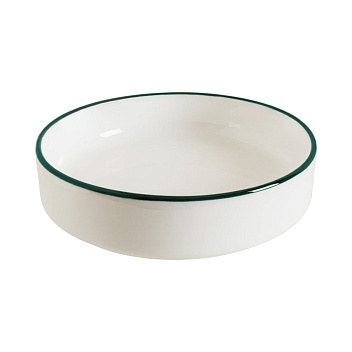 Салатник d=160 мм. 500 мл. h=40 мм. штабелир. Линеа Зеленый, форма Хюгге Bonna /1/12/