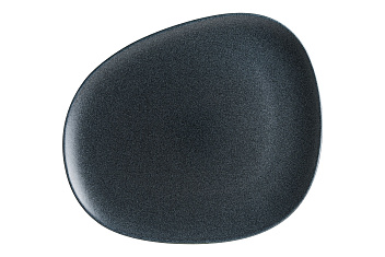 Тарелка d=330 мм. Графит, форма Ваго Bonna /1/6/408/