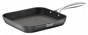 Сковорода-гриль 26*26 см. h=4,6 см. 2,35 л. алюм. с антиприг. покрыт. (индукция) ST1 Pinti /1/