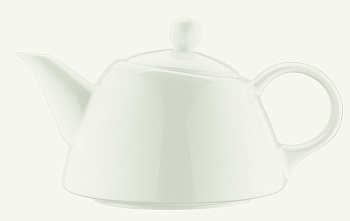 Чайник  700 мл. заварочный Белый, форма Ванто Bonna /1/6/186/ ЛЕТО