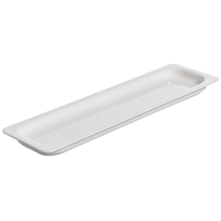 Гастроемкость 2/4 h= 30 мм. 1,1 л. белая фарфор Bonna /1/ 