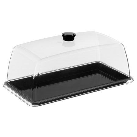 Крышка для гастроем., подносов 1/3 33,5*19 см. h=12,5 см. поликарбонат, прозрачная GP /1/18/ 