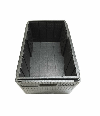 Термоконтейнер 58 л. 600*400*390 мм. для гастроем. h=200 мм. (-40°C до +110°C), плотность 60кг/м3, п/п MGprof /1/2/