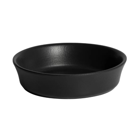 Форма для запекания и подачи 350 мл. d=140 мм. h=35 мм. черная керам Emile Henry /1/4/ ТП