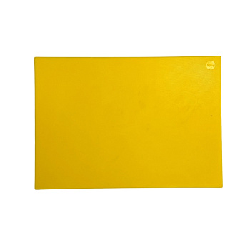 Доска разделочная п/п 500*350*18 мм. желтая поверхность шагрень MGprof  /1/10/